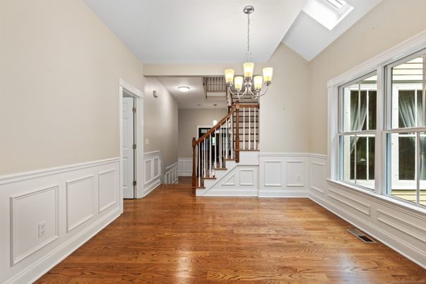 Chandelier, Interior, Wood Texture Flooring