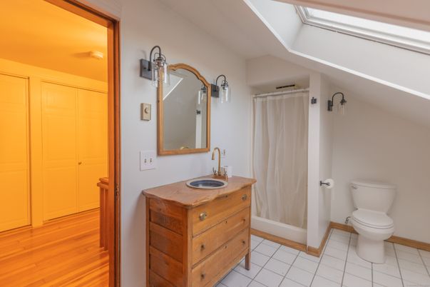 Bathroom, Interior, Wood Texture Flooring