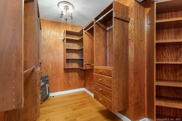 Interior, Walk-in Closets, Wood Texture Flooring, Wooden Walls