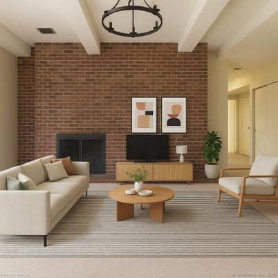 Fireplace, Interior, Living room, Stone Walls