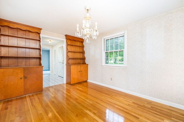 Chandelier, Empty room, Interior, Wood Texture Flooring