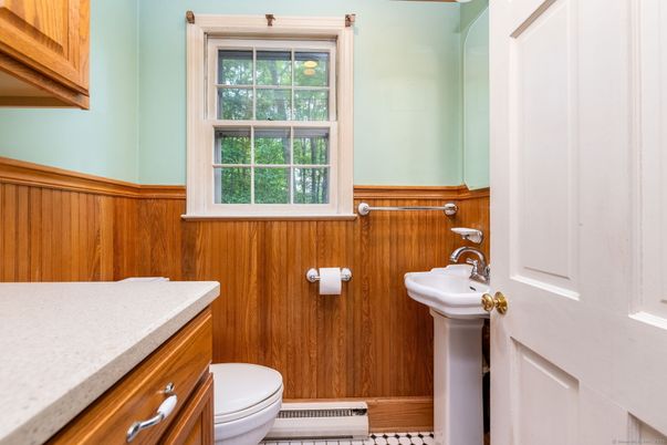 Bathroom, Interior, Wooden Walls