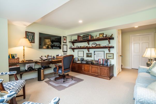 Home Office, Interior, Recessed Lighting