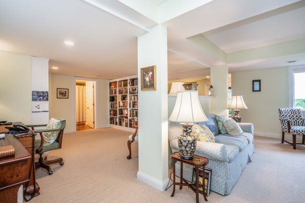 Home Office, Interior, Recessed Lighting