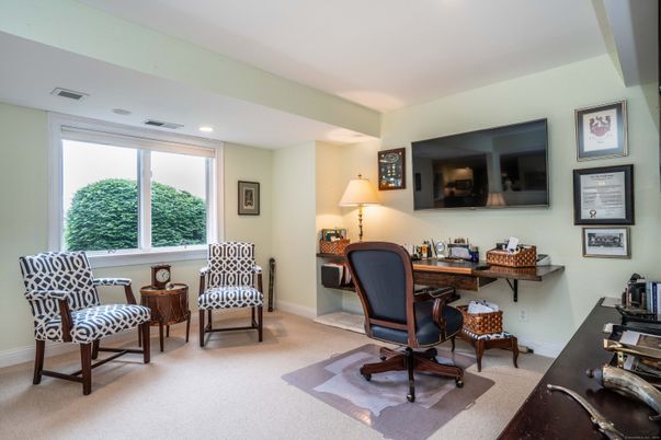Home Office, Interior, Recessed Lighting