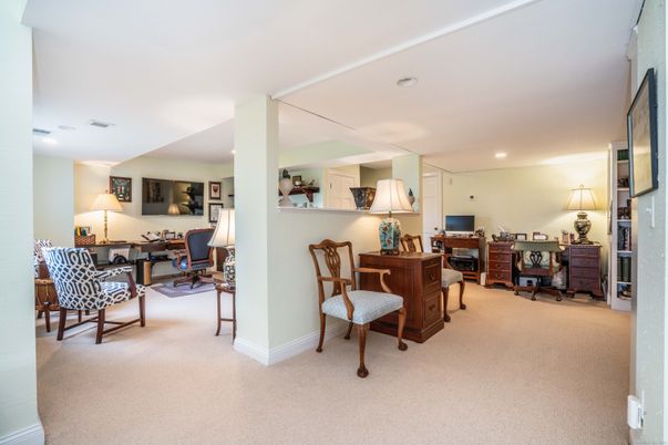 Home Office, Interior, Recessed Lighting