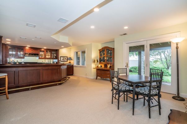Dining room, Interior, Kitchen, Recessed Lighting