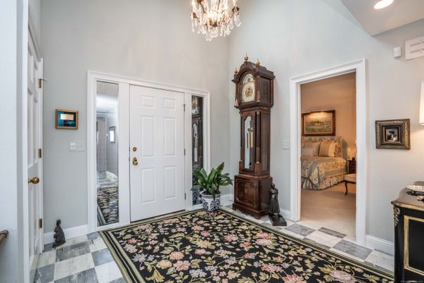 Bedroom, Chandelier, Interior, Recessed Lighting