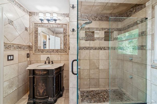 Bathroom, Glass Shower, Interior
