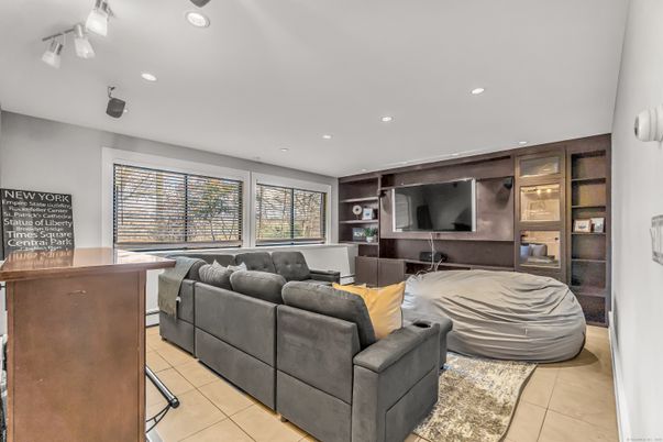 Interior, Living room, Recessed Lighting