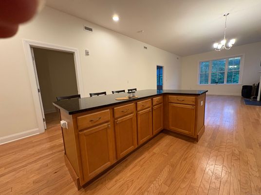 Chandelier, Interior, Recessed Lighting, Wood Texture Flooring