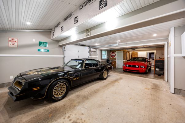 Garage, Interior, Recessed Lighting