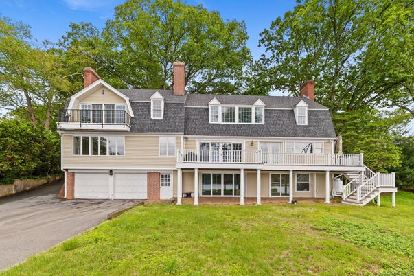 Attached, Backyard, Exterior, Facade, Cape Cod