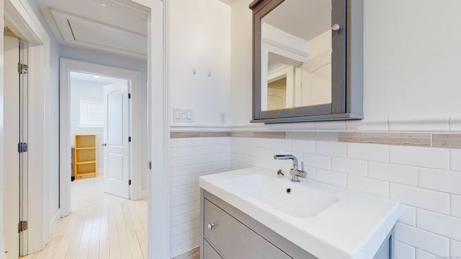 Bathroom, Interior, Wood Texture Flooring