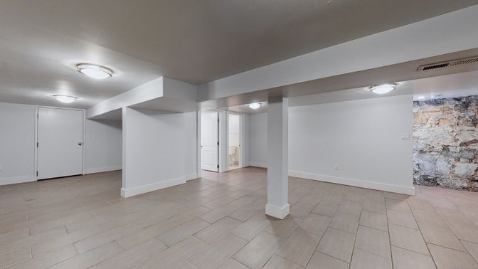 Empty room, Interior, Wood Texture Flooring