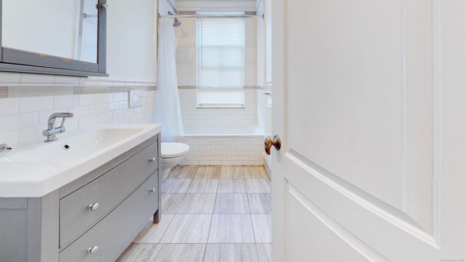 Bathroom, Interior, Wood Texture Flooring