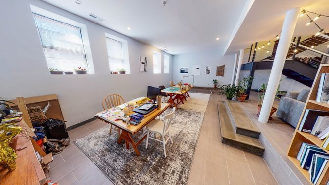 Home Office, Interior, Recessed Lighting