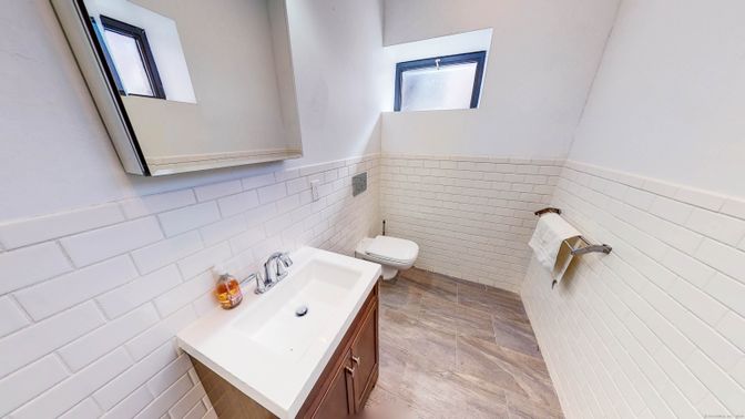 Bathroom, Interior, Wood Texture Flooring