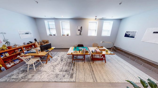 Home Office, Interior, Recessed Lighting
