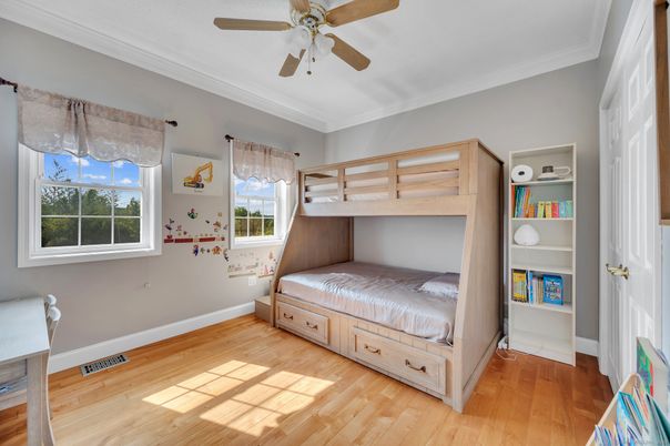 Bedroom, Interior, Wood Texture Flooring