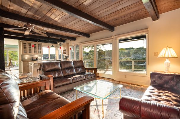Interior, Living room, Wooden Beams, Wooden Ceilings