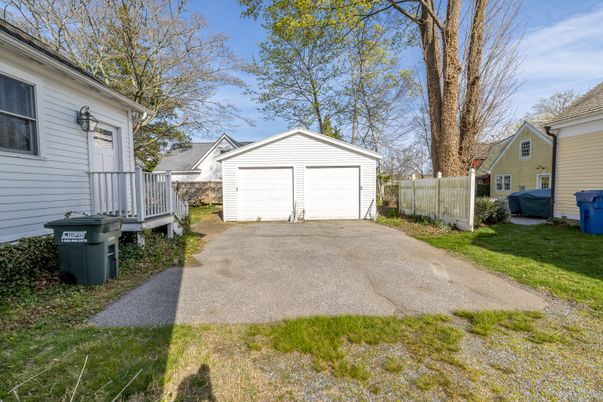 Backyard, Detached Garage, Exterior