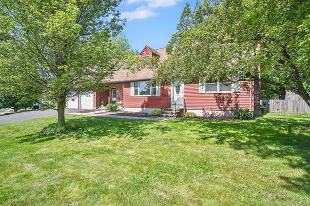 Attached, Backyard, Exterior, Facade, Cape Cod