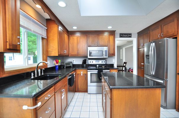 Interior, Kitchen, Recessed Lighting, Stainless Steel Appliances
