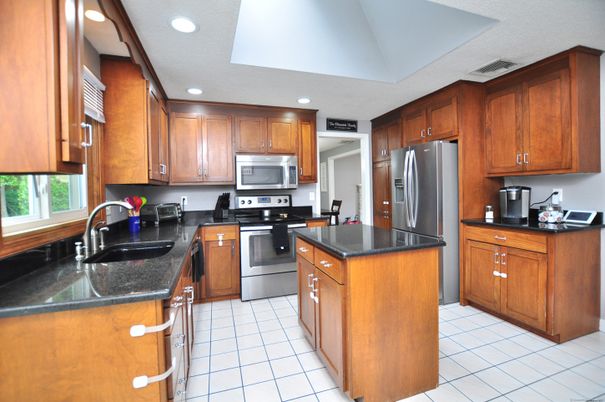 Interior, Kitchen, Recessed Lighting, Stainless Steel Appliances