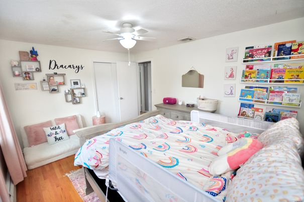 Bedroom, Interior, Wood Texture Flooring