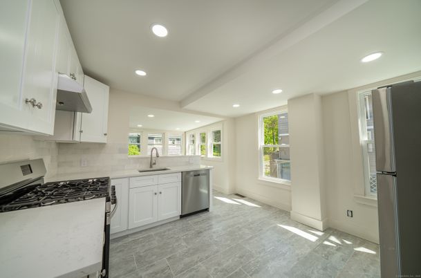 Interior, Kitchen, Recessed Lighting, Stainless Steel Appliances