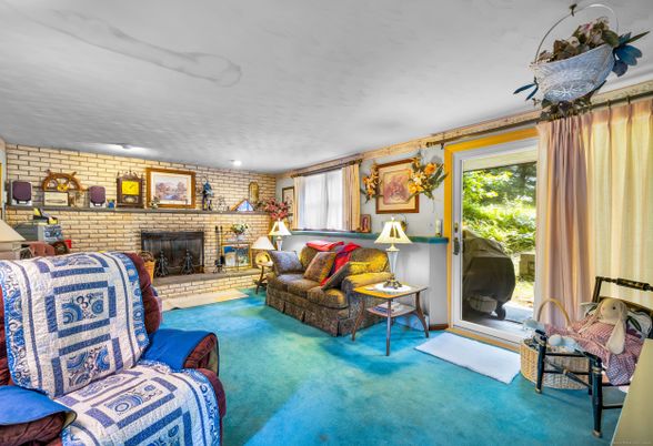 Fireplace, Interior, Living room, Stone Walls
