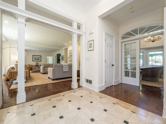 Chandelier, Interior, Living room, Recessed Lighting, Wood Texture Flooring