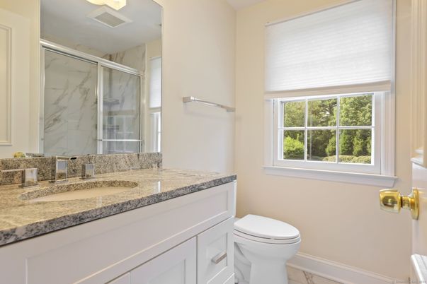 Bathroom, Glass Shower, Interior, Marble, Marble Walls