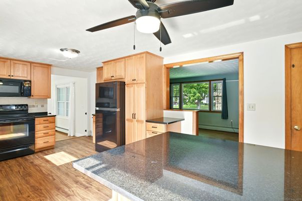 Interior, Kitchen, Wood Texture Flooring