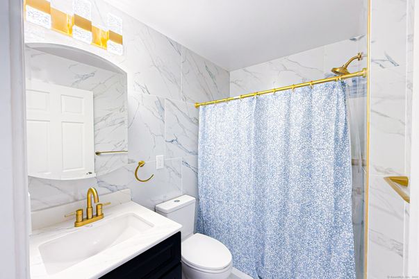 Bathroom, Interior, Marble Walls
