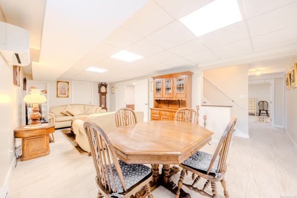Dining room, Interior, Living room, Marble, Recessed Lighting