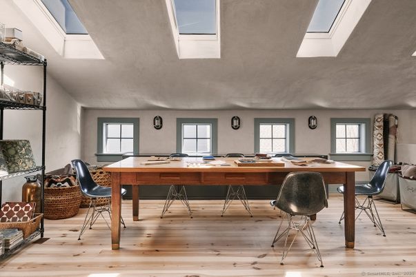 Home Office, Interior, Wood Texture Flooring