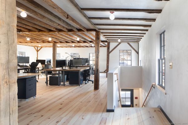 Home Office, Interior, Wooden Beams, Wood Texture Flooring