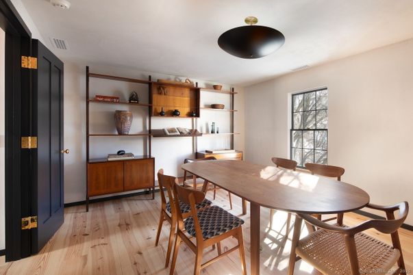 Dining room, Interior, Wood Texture Flooring
