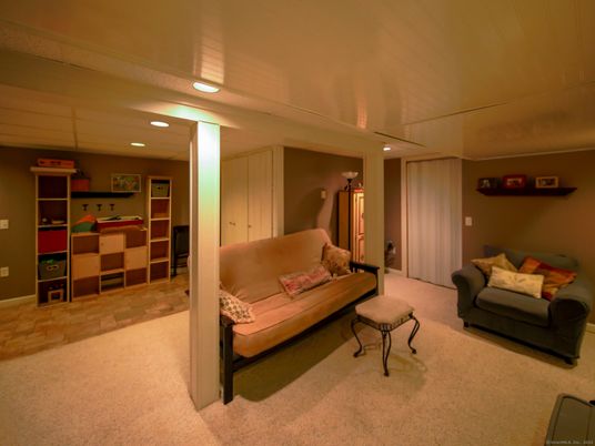 Interior, Living room, Recessed Lighting