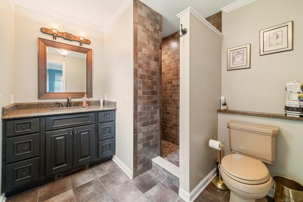Bathroom, Interior, Stone Walls