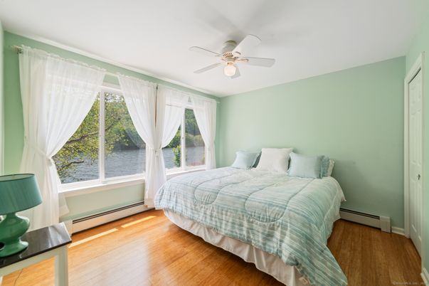 Bedroom, Interior, Water, Wood Texture Flooring