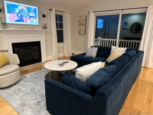 Fireplace, Interior, Living room, Wood Texture Flooring