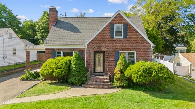 Exterior, Facade, Brick Facade, Tudor Revival