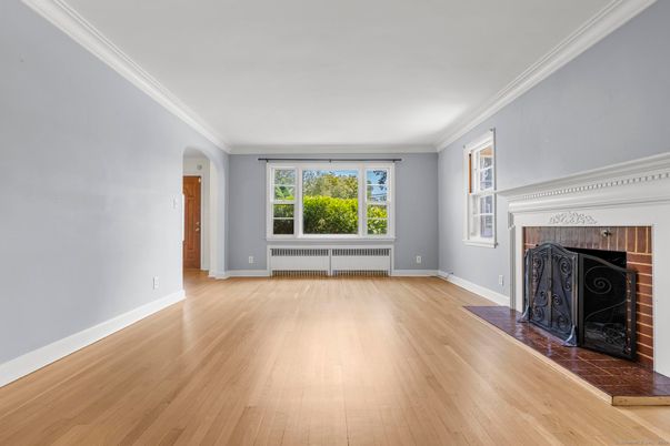 Empty room, Fireplace, Interior, Wood Texture Flooring