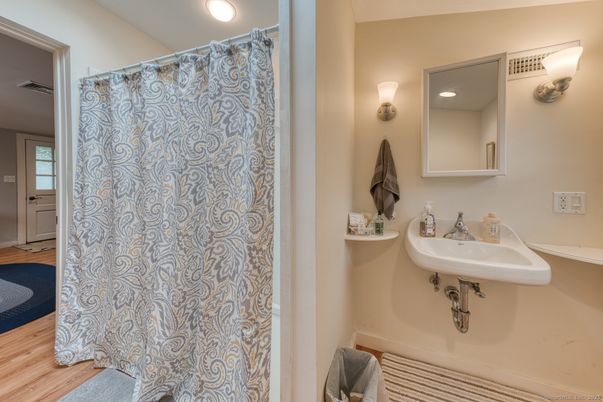 Bathroom, Interior, Wood Texture Flooring