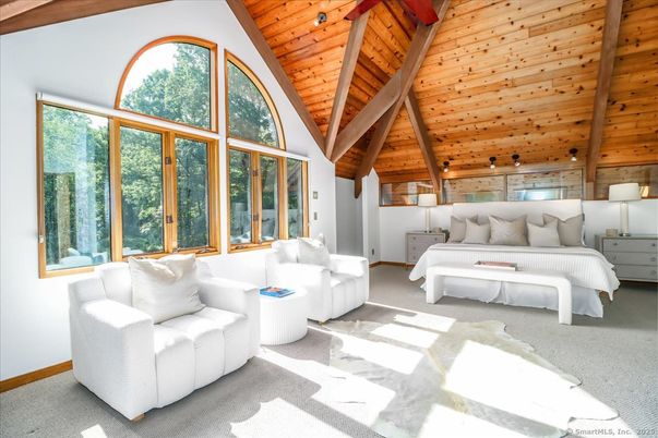 Bedroom, Interior, Wooden Beams, Wooden Ceilings