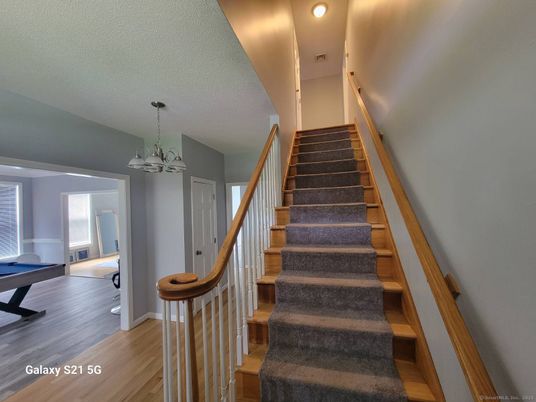 Chandelier, Interior, Recessed Lighting, Wood Texture Flooring