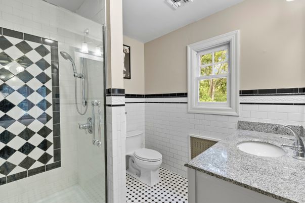 Bathroom, Glass Shower, Interior